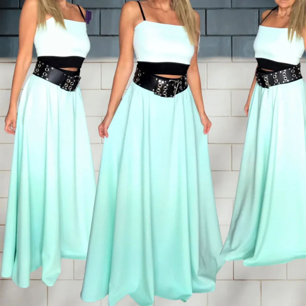 Dlouhá letní sukně - maxi sukně - BOROS SK-L-MINT 01